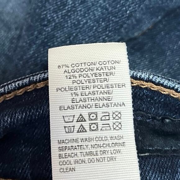 Lucky Brand Women's Blue Medium Wash Distressed Mid Rise Skinny Denim Jeans 30 - Picture 5 of 5